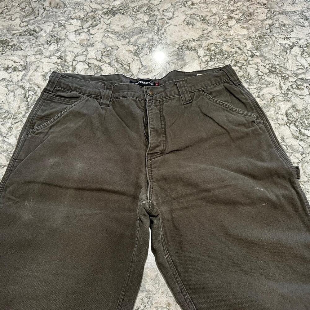 Brown and khaki wolverine carpenter